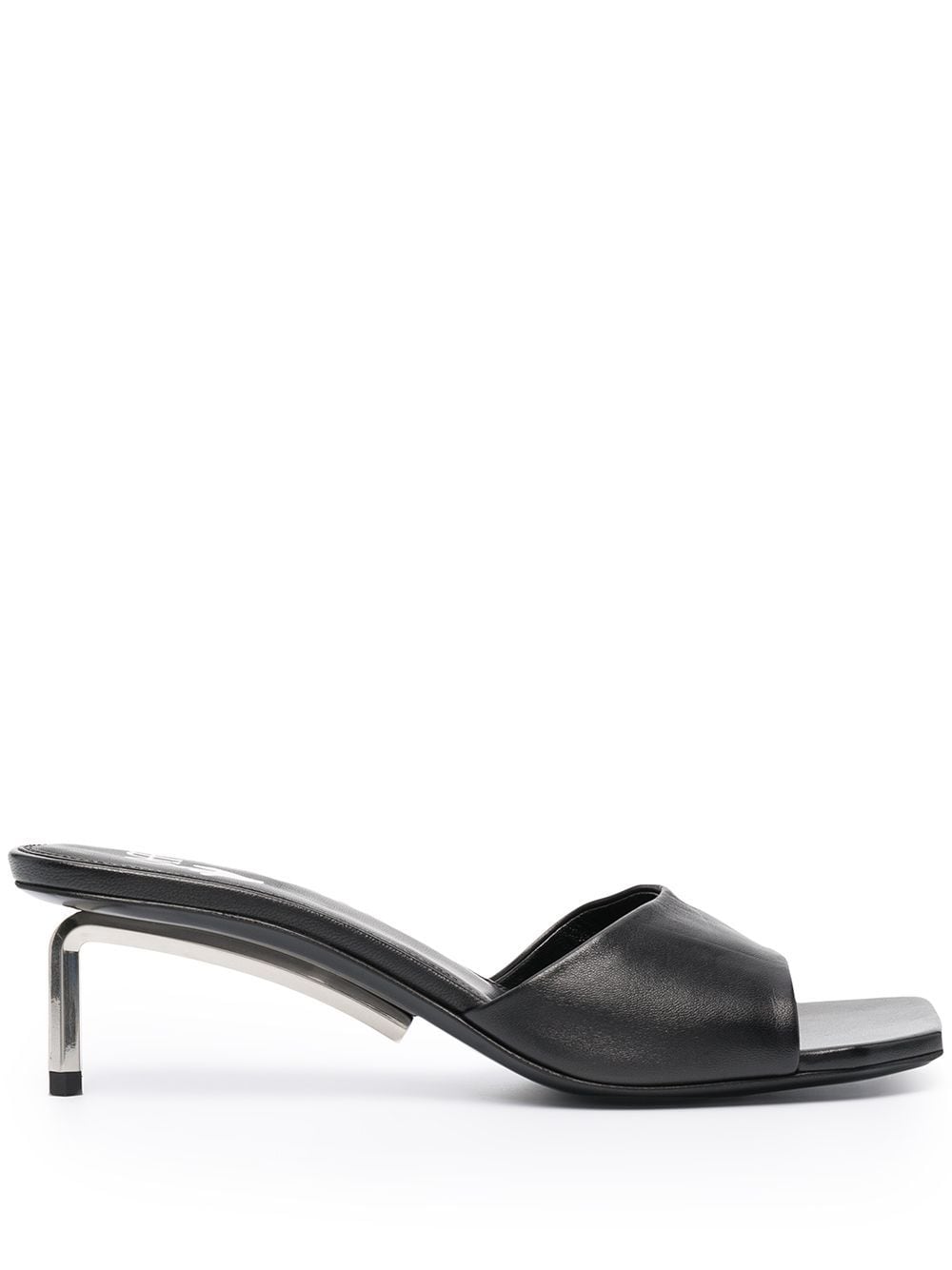 OPEN TOE ALLEN MULE BLACK NO COLOR