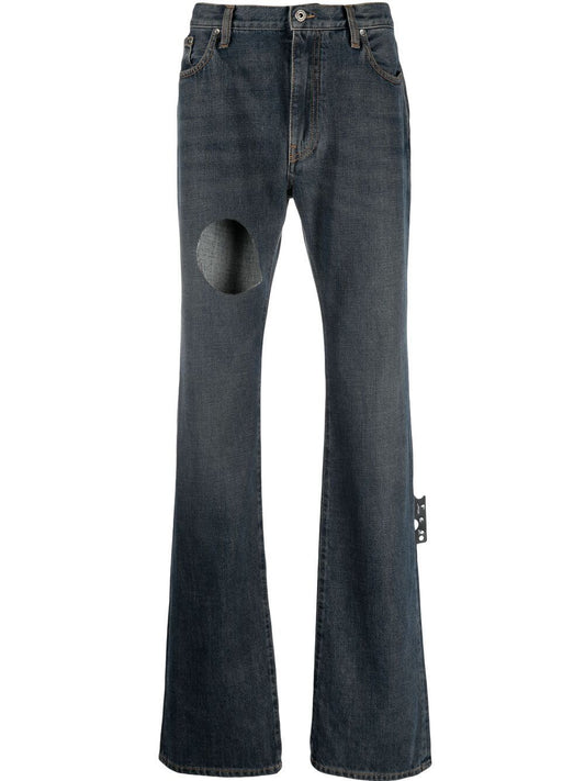 HAND OFF PKT JOS SKINNY STACK INDIGO BLUE WHITE