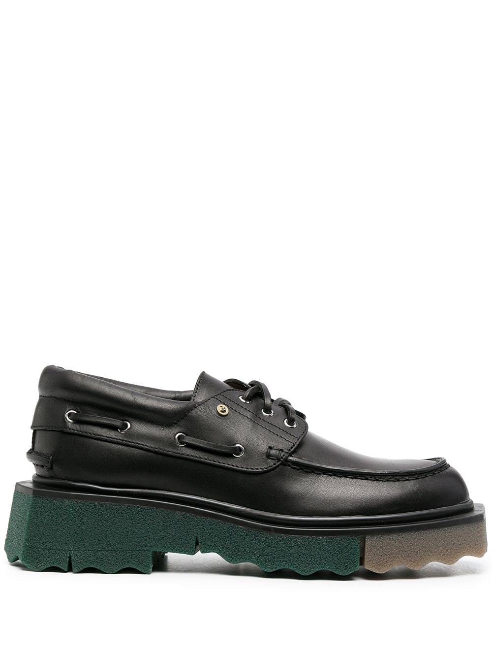 SPONGE BOAT SHOES BLACK NO COLOR