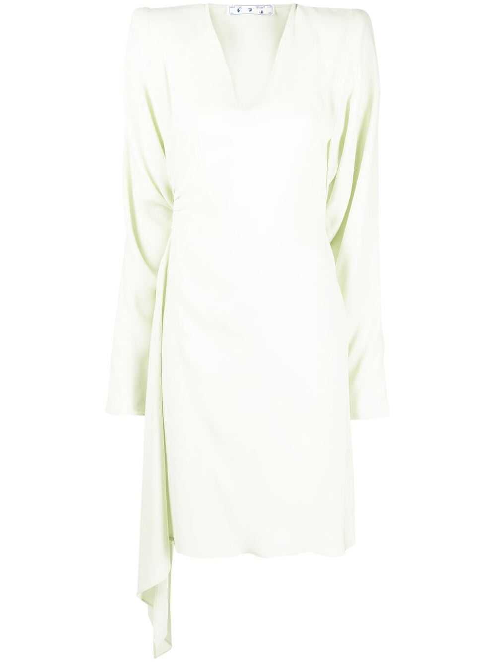 CADY BANDANA GATHERED DRESS LIGHT GREEN NO COLOR