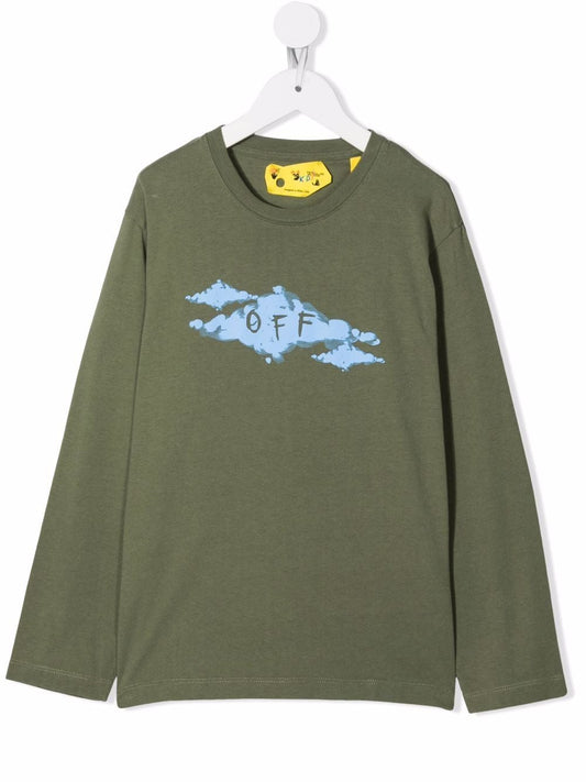 OFF CLOUD TEE L/S MILITARY LIGHT BLUE