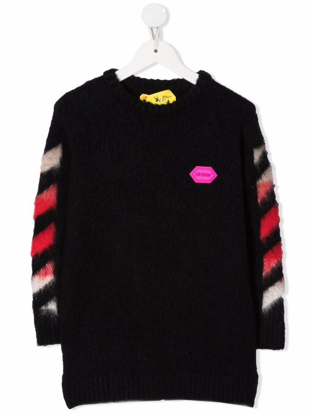 OFF BRUSHED DRESS BLACK FUCHSIA