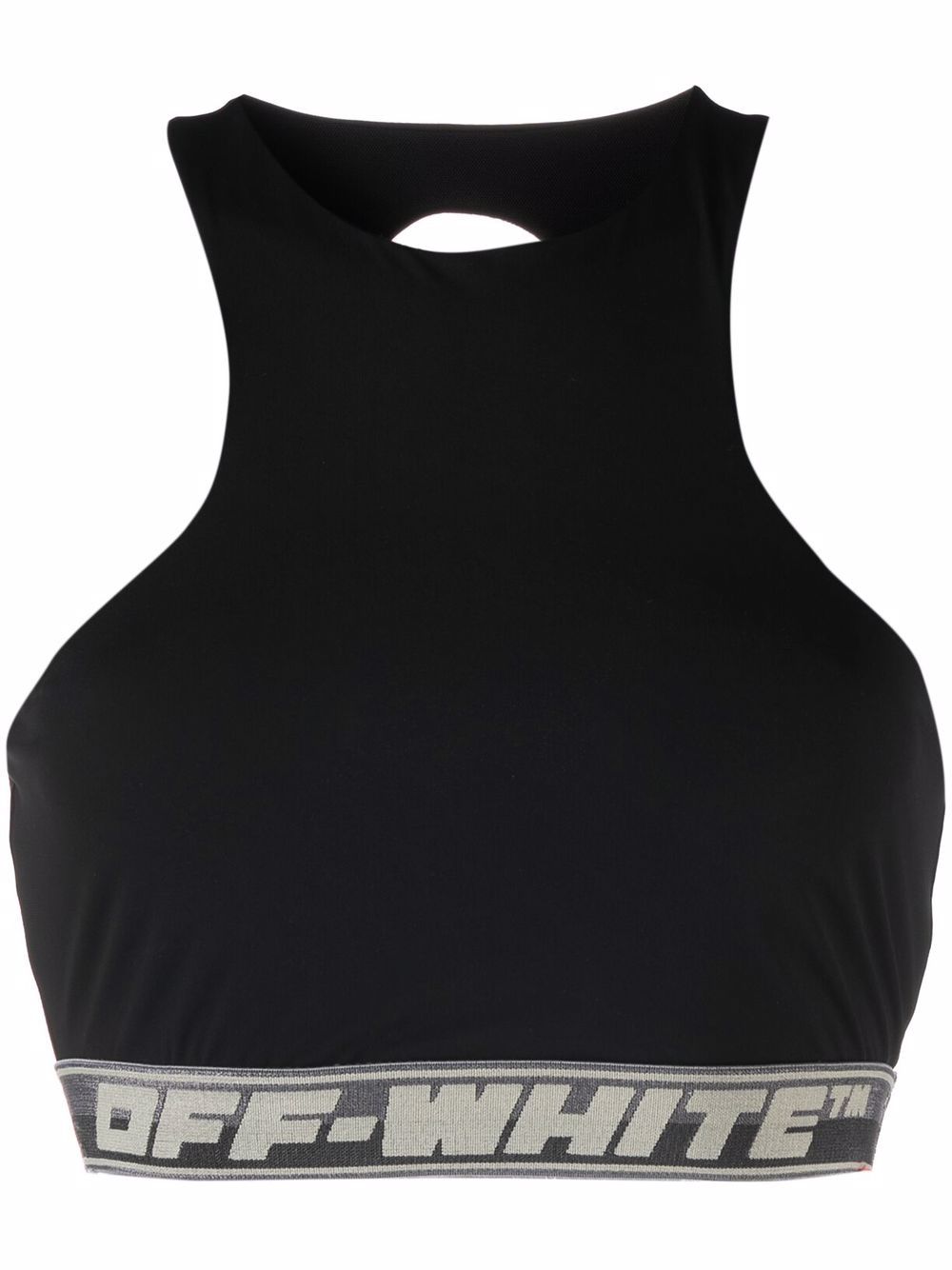 ATHL LOGO BAND BRA BLACK NO COLOR