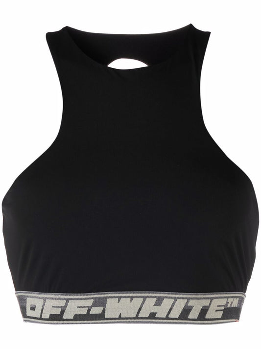 ATHL LOGO BAND BRA BLACK NO COLOR