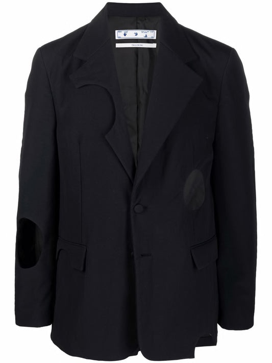 METEOR PADDED BLAZER BLACK NO COLOR