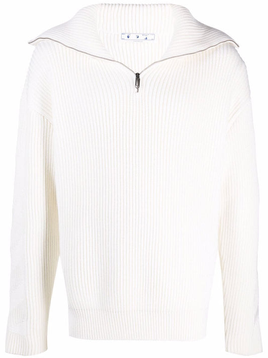 SLICK ARROW ZIP KNIT TURTLENE TOFU TOFU