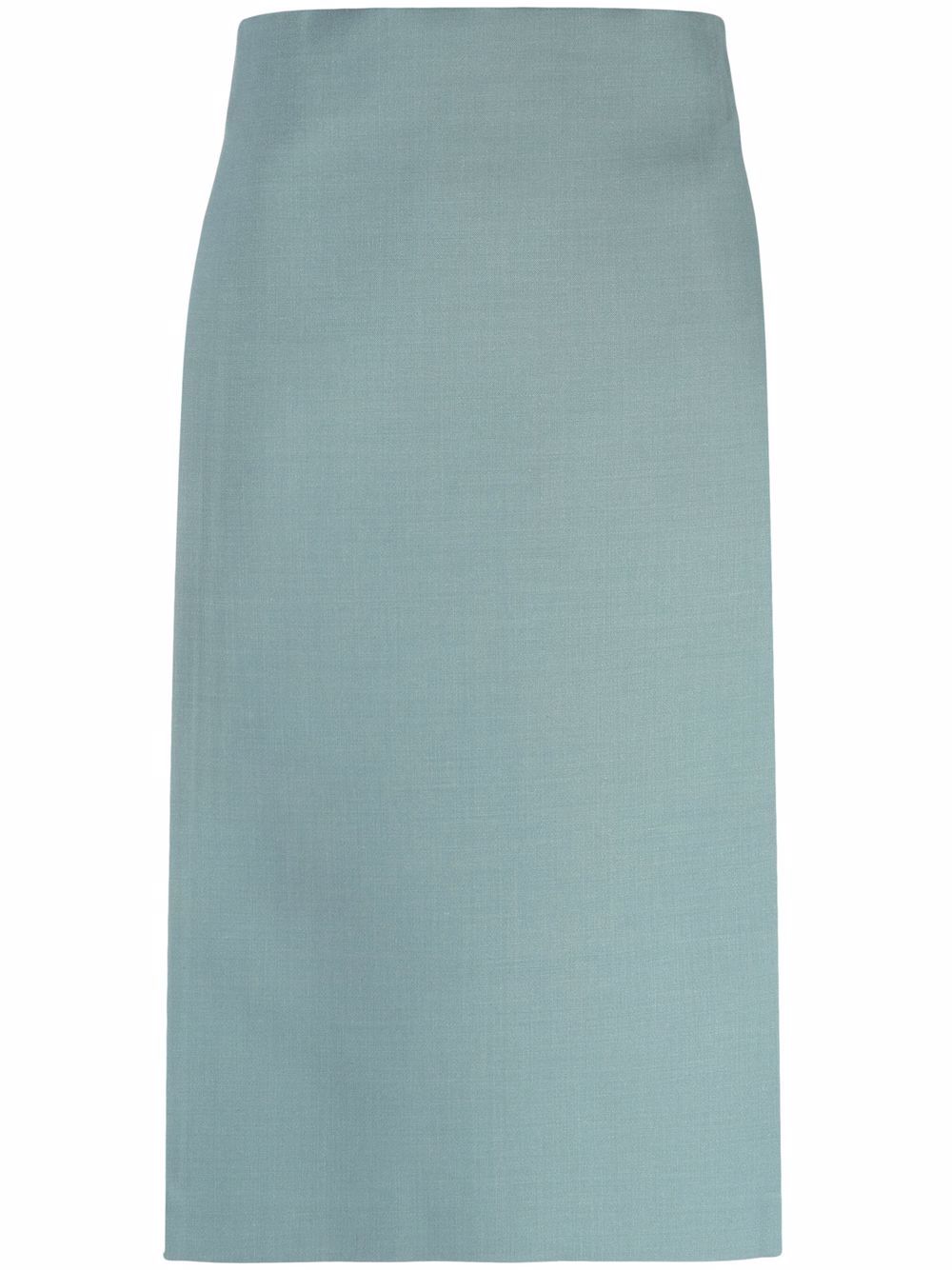 HEAVY WOOL CARDBOX SKIRT GREEN NO COLOR
