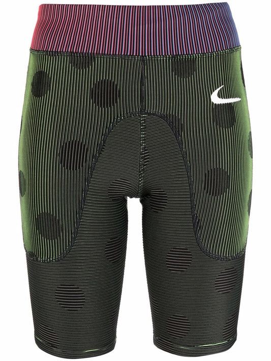 NIKE TIGHTS STRIPES PANTS BLACK BLUE