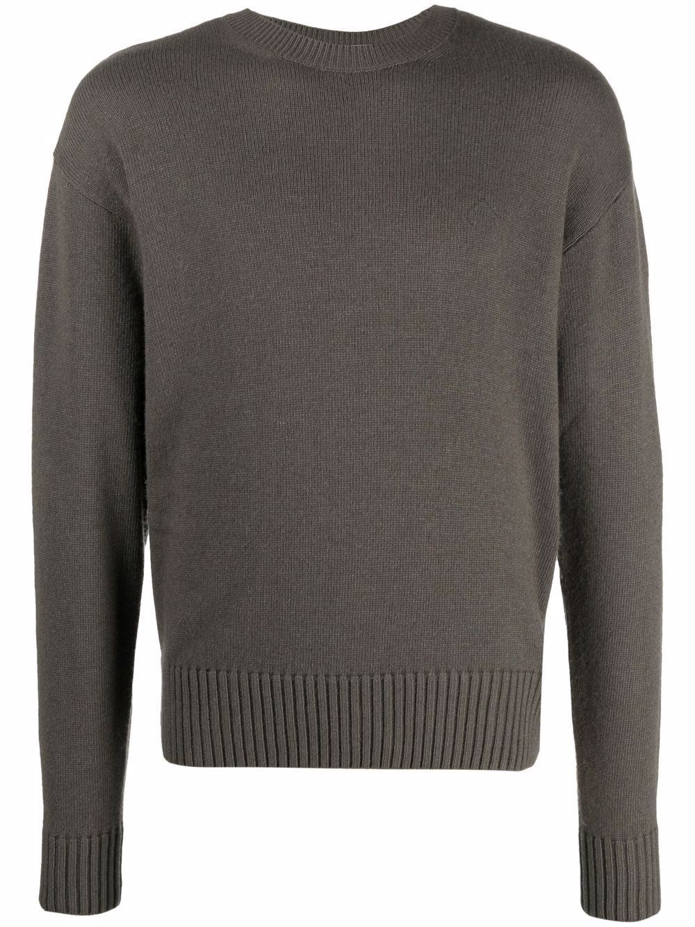 OFF BASIC KNIT CREWNECK GREEN GREEN