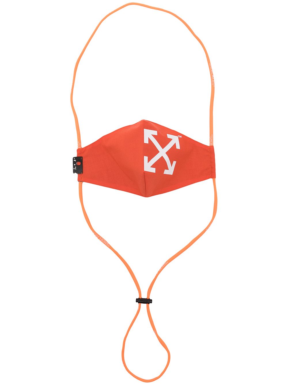 CORD MASK ORANGE WHITE