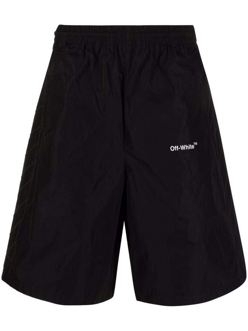 DIAG OUTLINE TRACK SHORTS BLACK BLACK