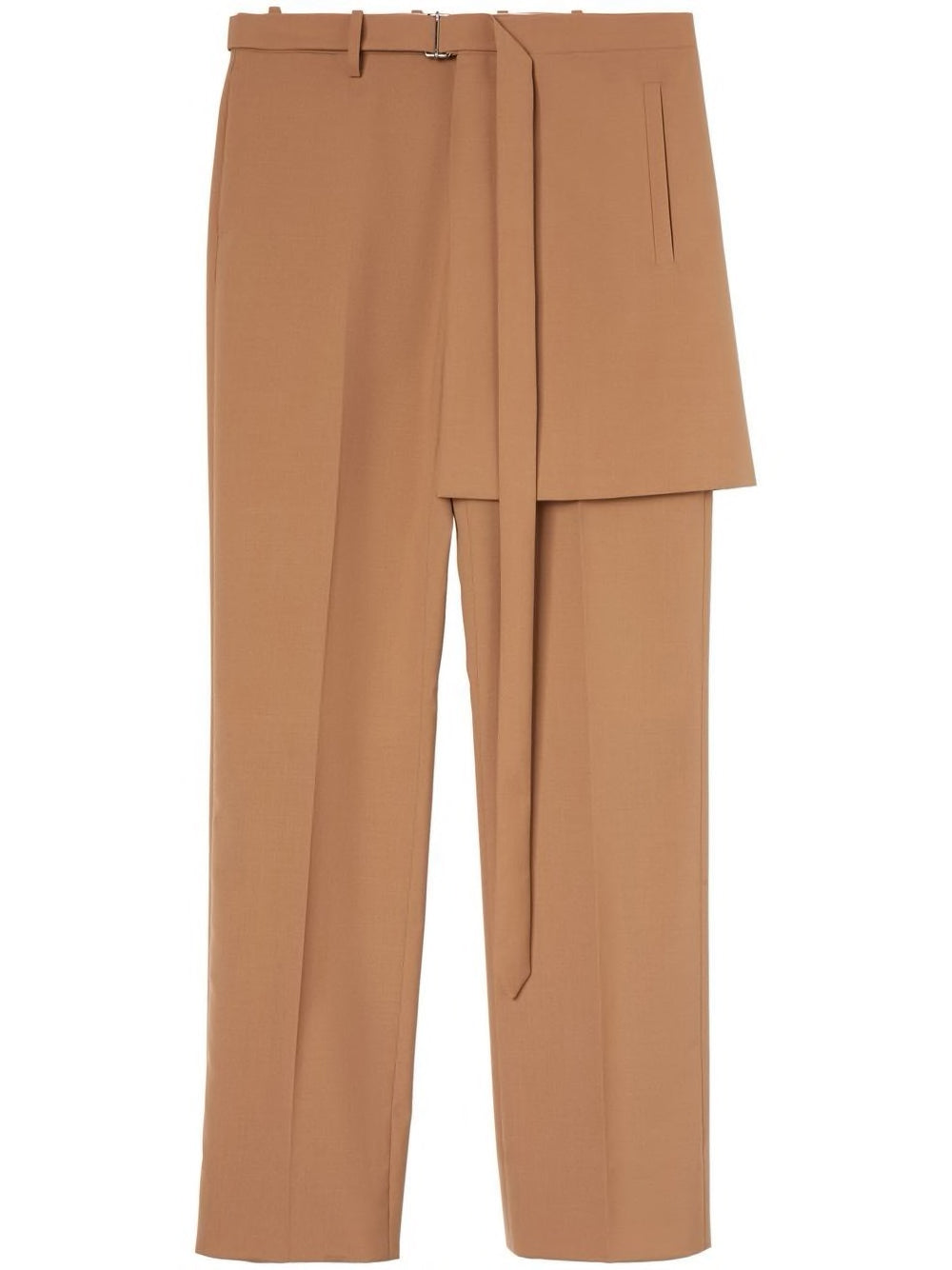 APRON SLIM PANT CAMEL NO COLOR