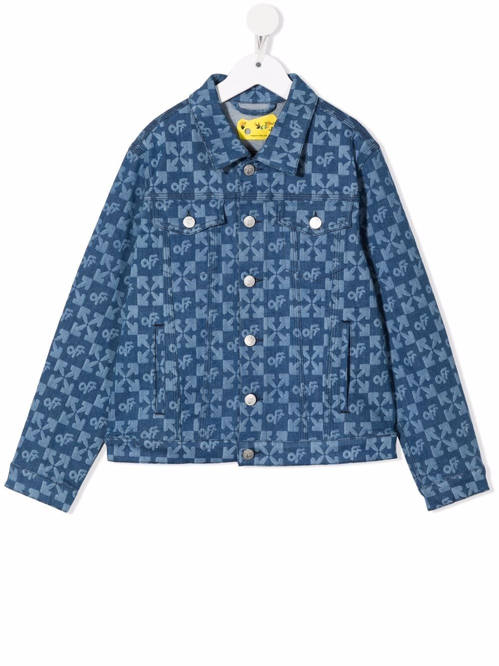 MONOGRAM DENIM JACKET LIGHT BLUE LIGHT BLUE