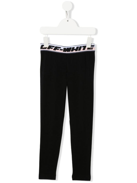 LOGO BAND LEGGINGS BLACK BLACK