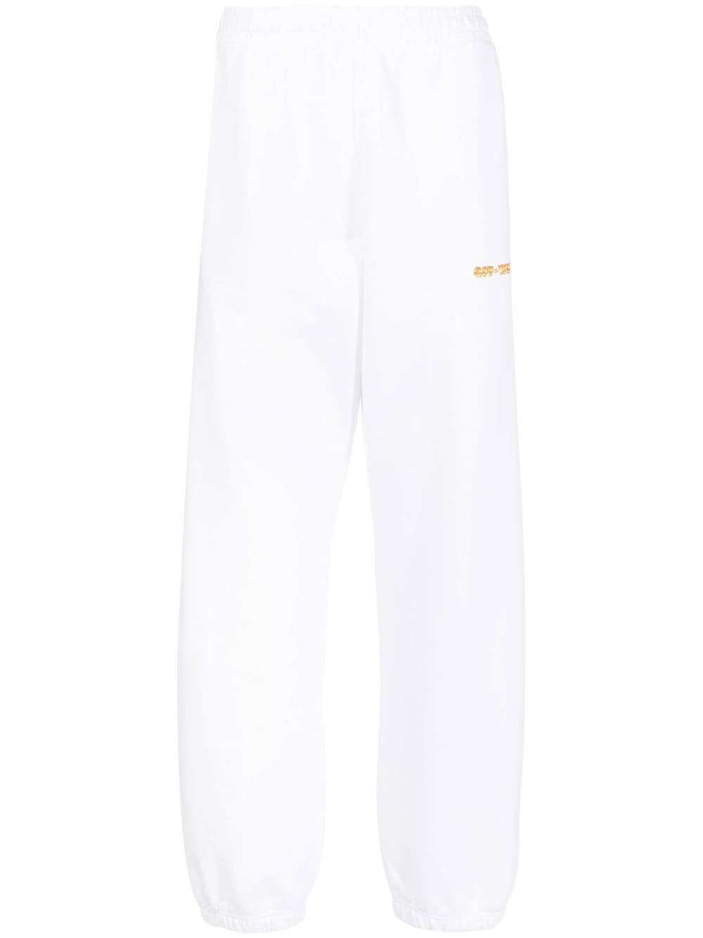 ORANGE METAL ARRO SLIM SWEATP WHITE ORANGE
