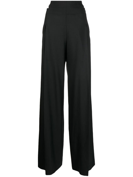 LACES LIGHT WO HIGH W PANT BLACK NO COLOR