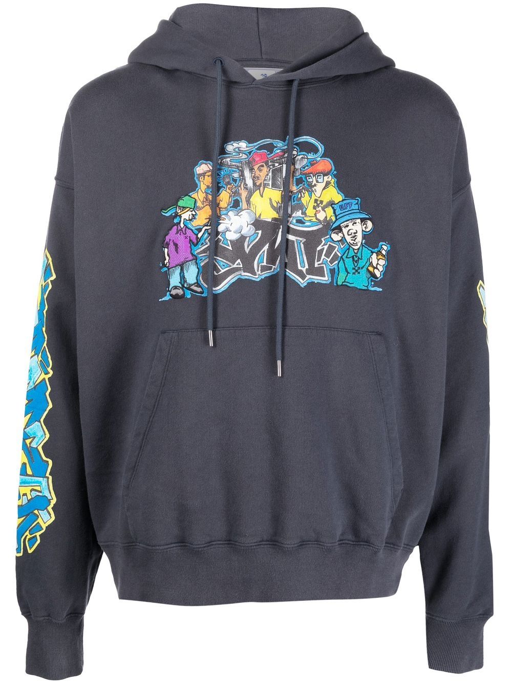 GRAFF PUPP SKATE HOODIE OUTERSPACE MULTICOLOR
