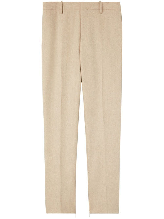 TAG WOOL SLIM ZIP PANT BONE NO COLOR
