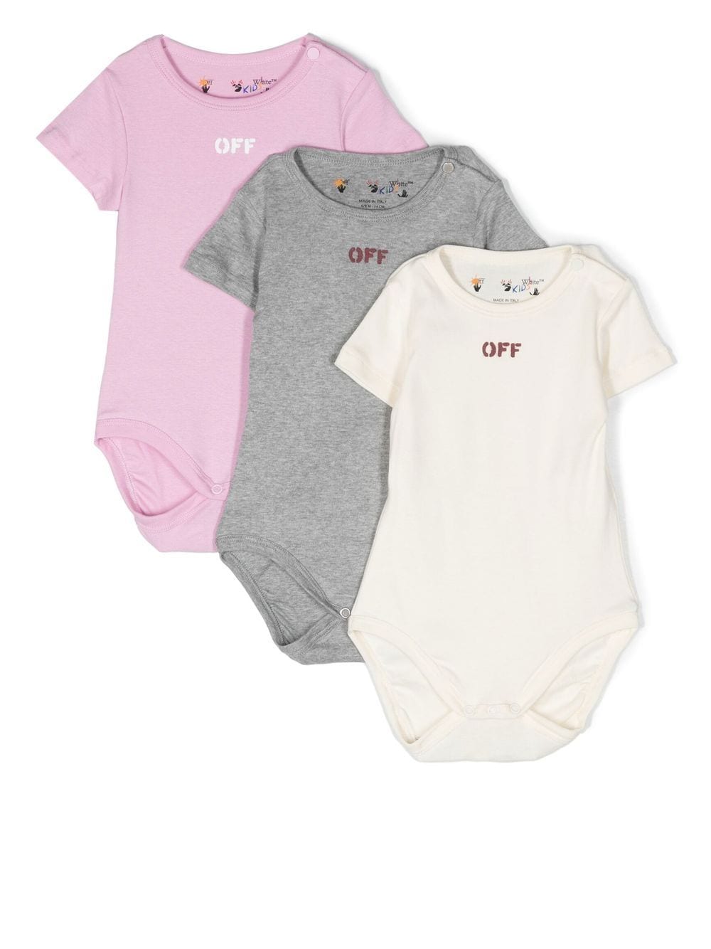 OFF STAMP 3-PACK BODY S/S MULTICOLOR MULTICOLOR