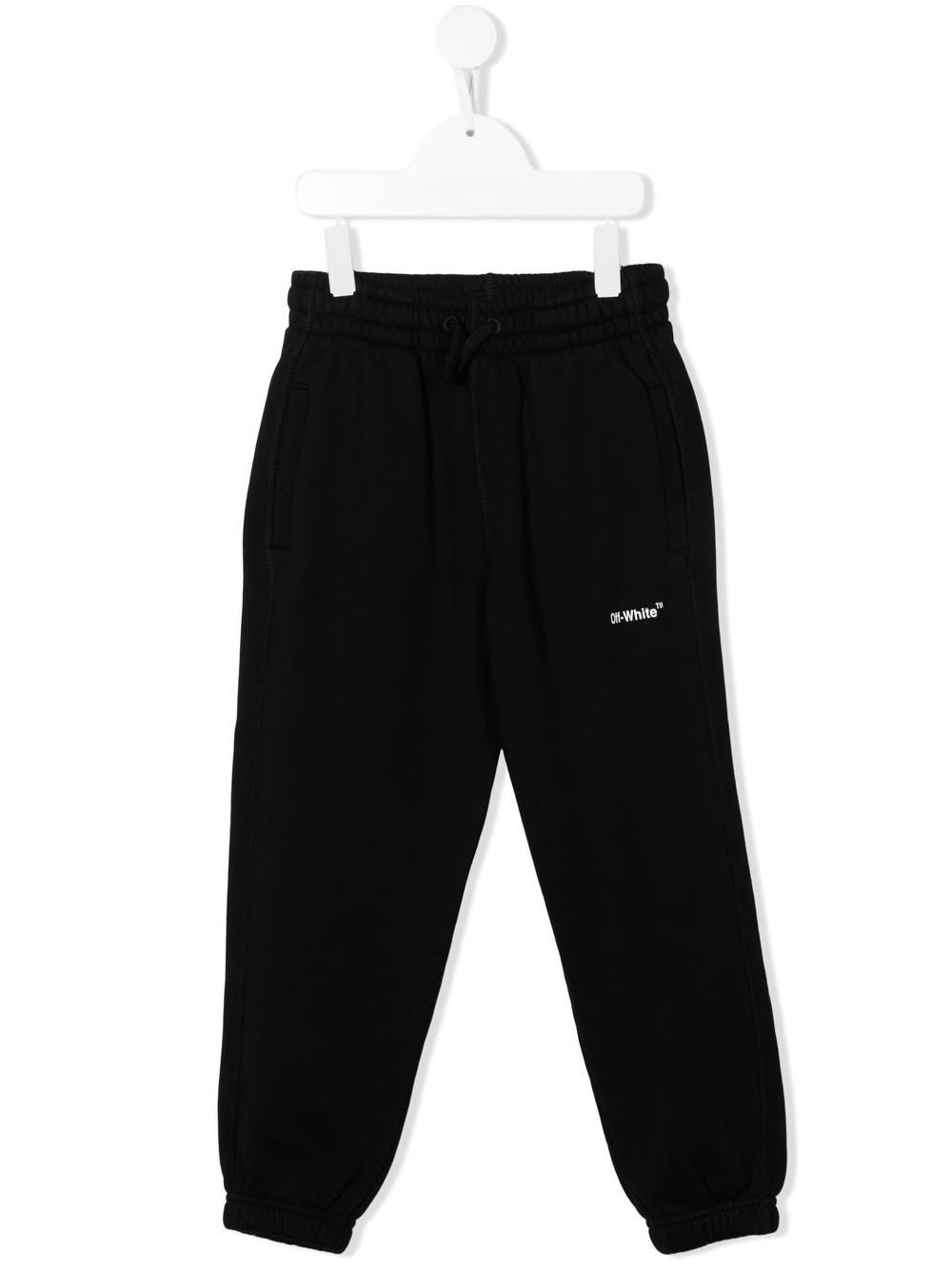RUBBER ARROW SWEATPANT BLACK WHITE