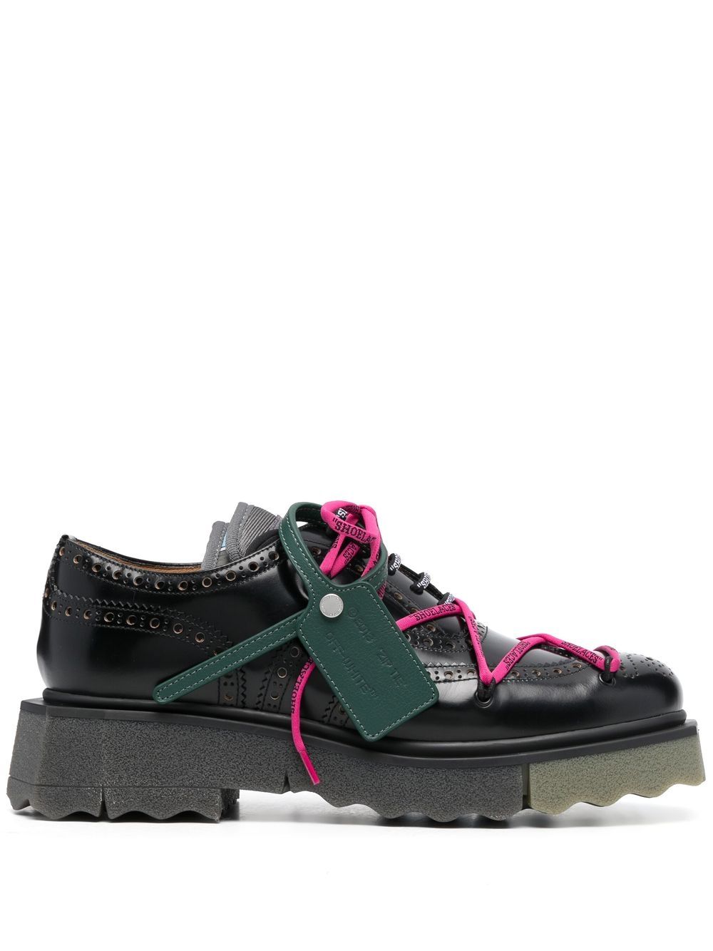 CHURCHS X OW BURWOOD 2 BLACK GREEN FUCHSIA FLUO