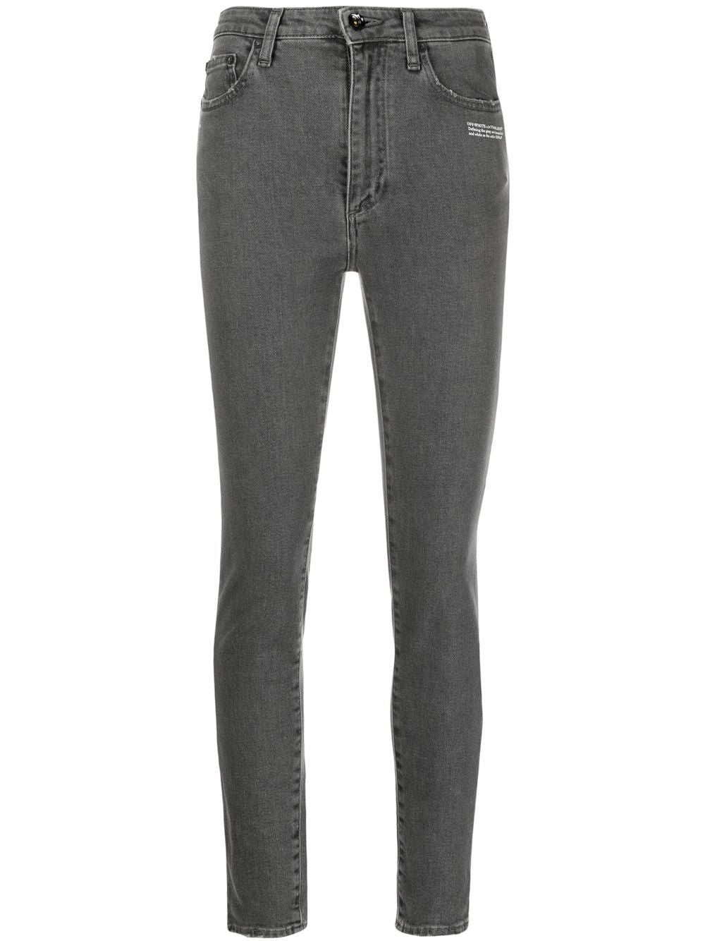 CORPORATE SKINNY DARK GREY WHITE