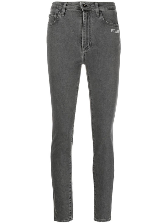 CORPORATE SKINNY DARK GREY WHITE