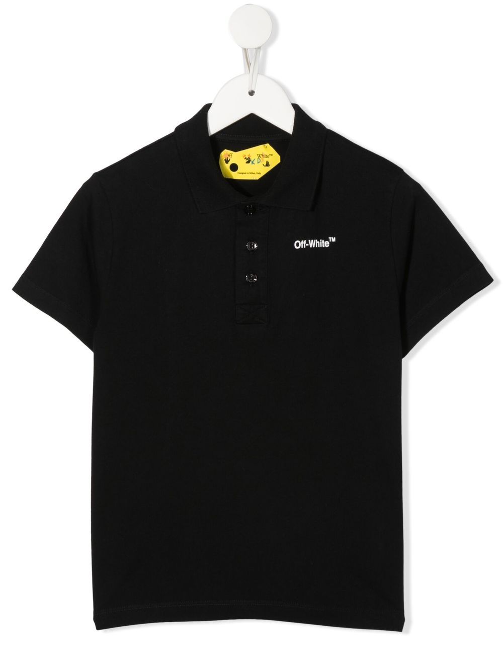 RUBBER ARROW POLO S/S BLACK WHITE