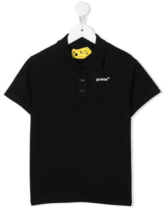 RUBBER ARROW POLO S/S BLACK WHITE