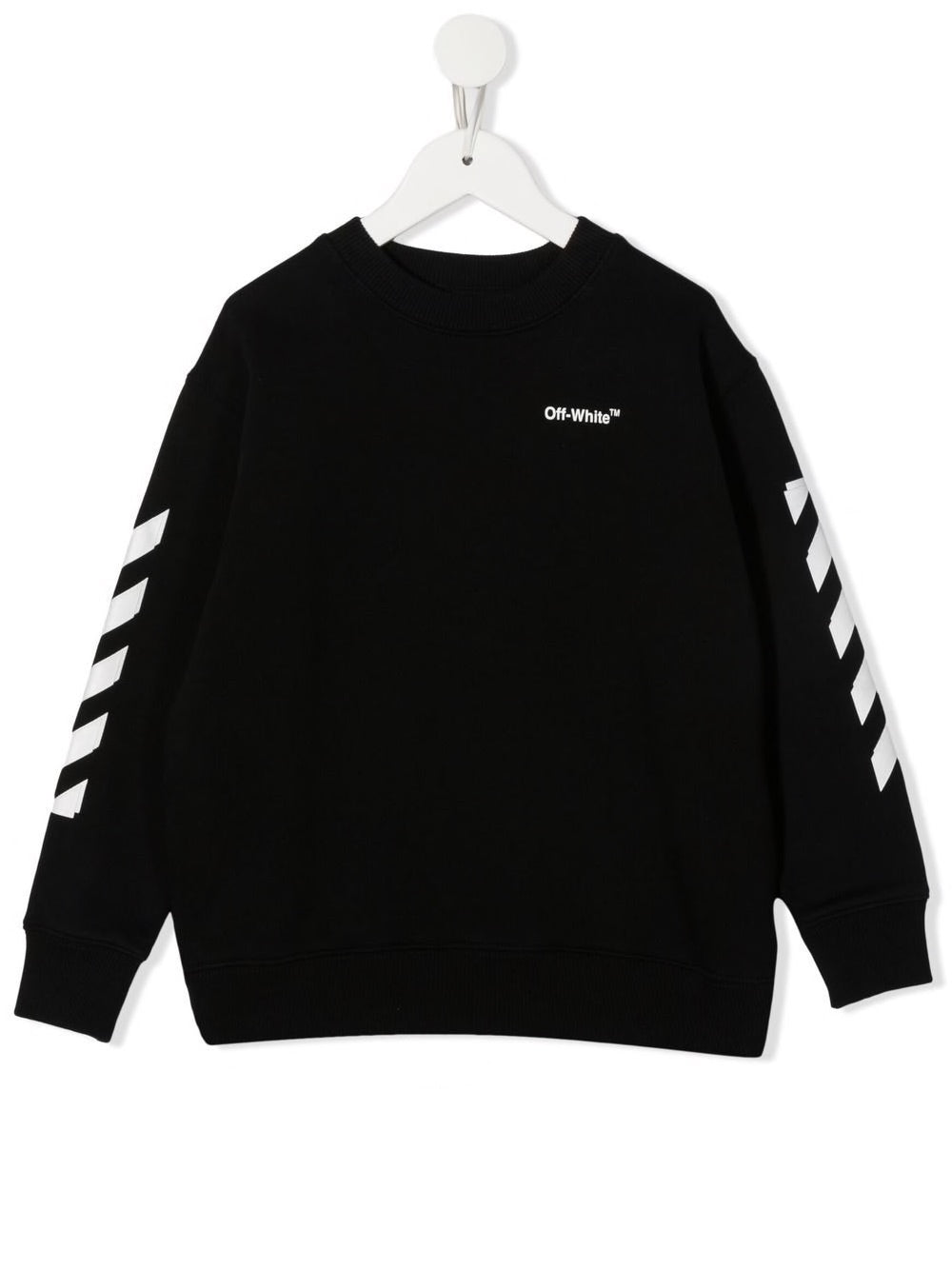RUBBER ARROW CREWNECK BLACK WHITE