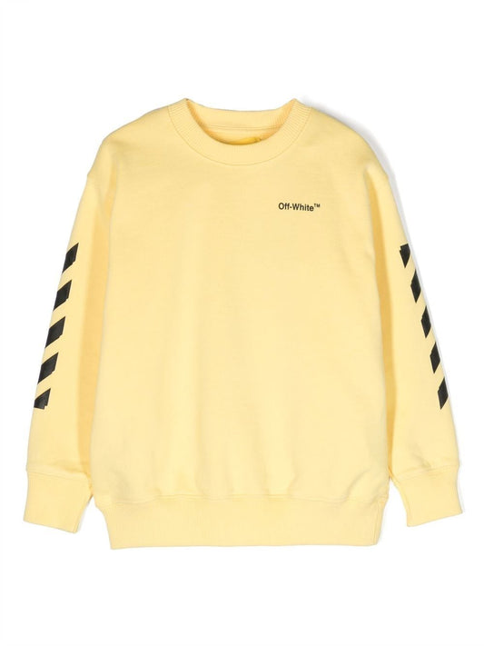 RUBBER ARROW CREWNECK YELLOW BLACK