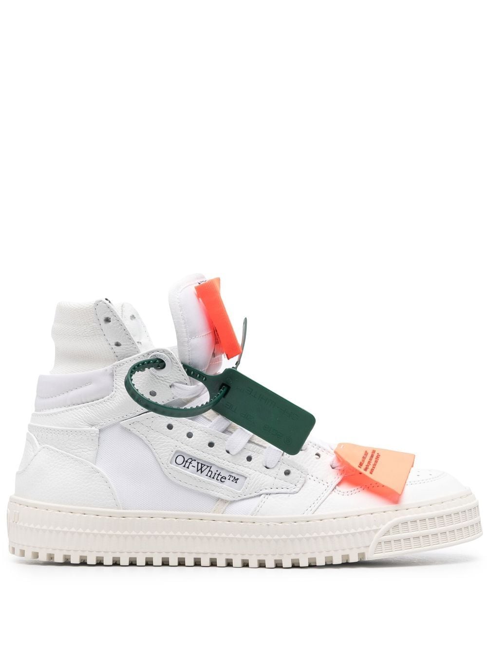 3.0 OFF COURT LEATHER WHITE ORANGE