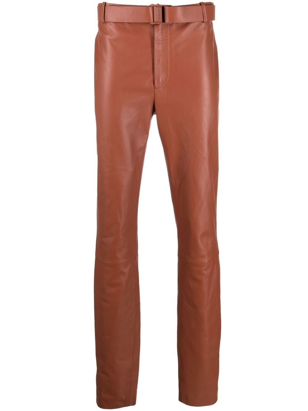 BELTED LEA SUPER SKINNY PANT TERRACOTTA NO COLOR