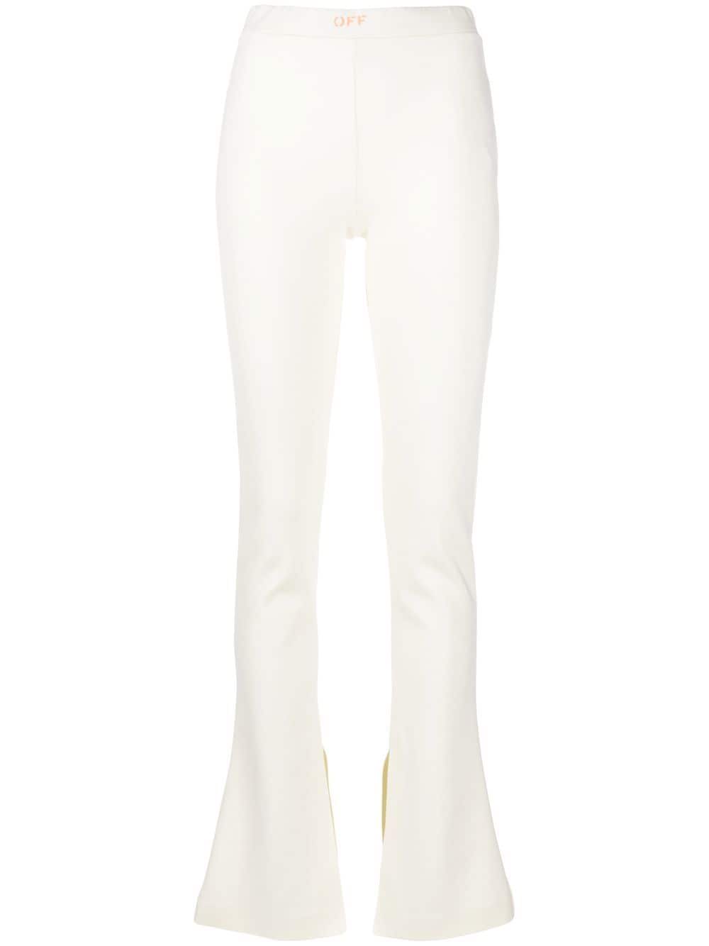 SLEEK SPLIT LEGGINGS WHITE A NO COLOR