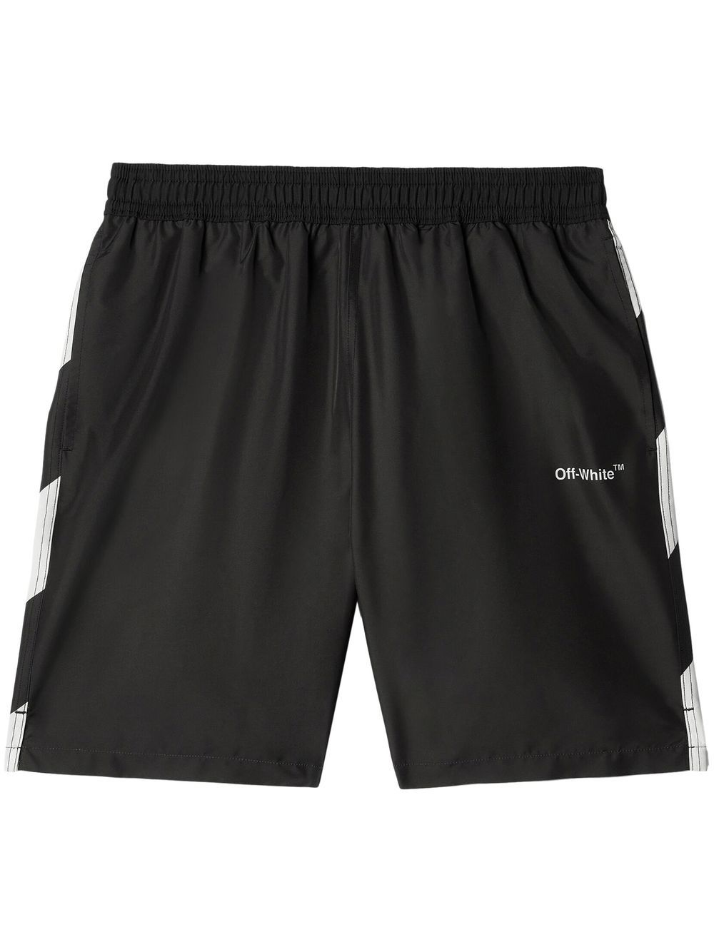 DIAG SURFER SWIMSHORTS BLACK WHITE