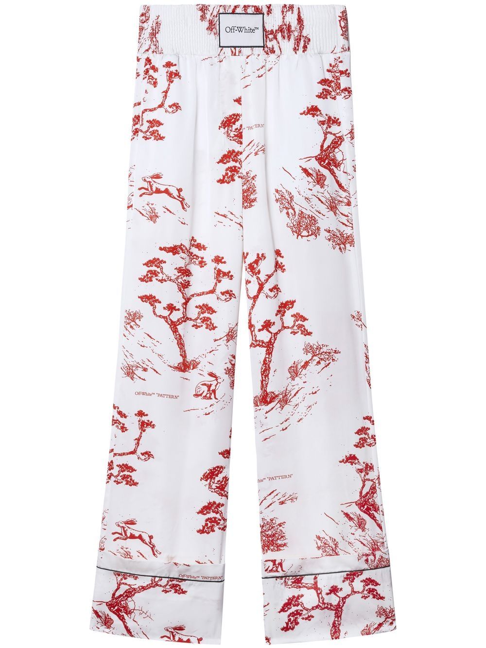 LNY ALLOVER PAJAMA PAJAMA PAN WHITE RED