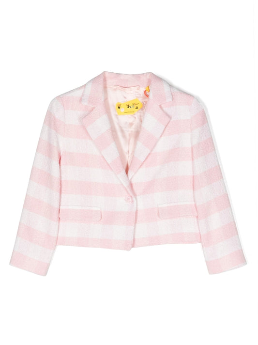 OFF GRAFFITI BLAZER CROP PINK BLACK