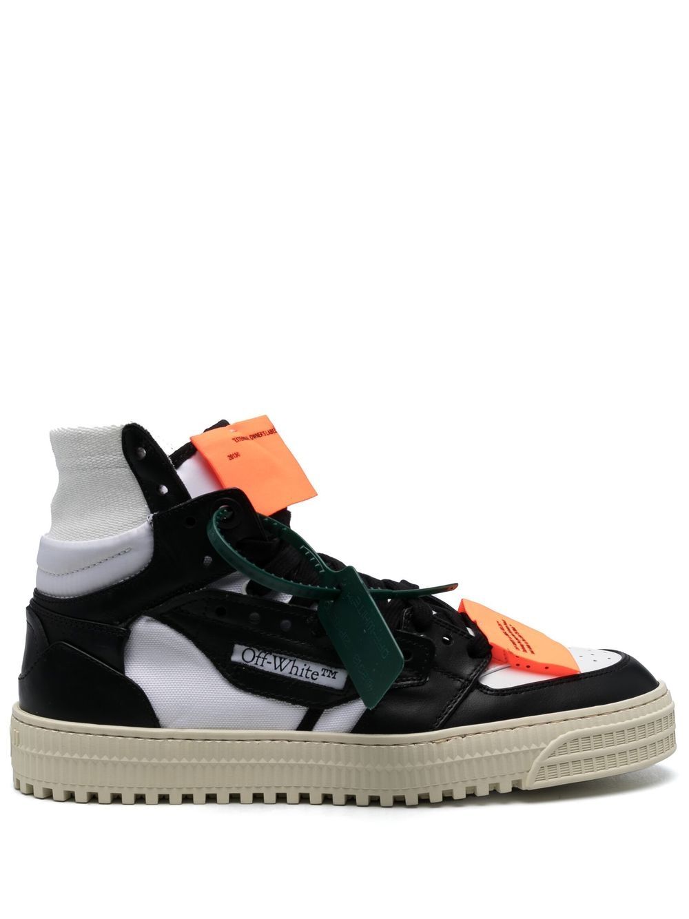 3.0 OFF COURT LEATHER WHITE BLACK