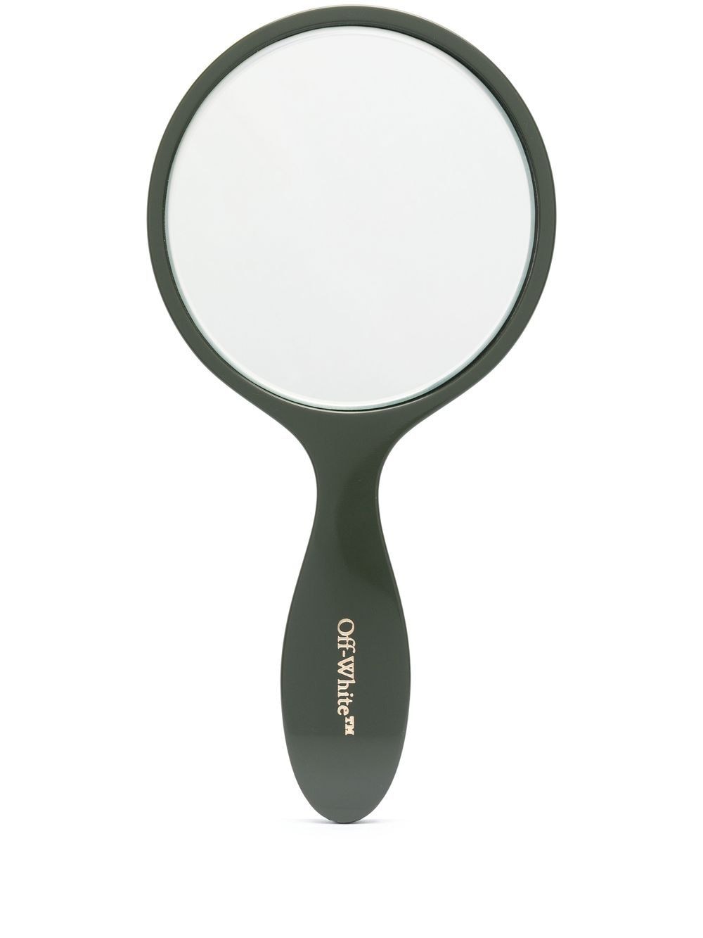 BOOKISH HAND MIRROR ARMY GREEN GOLD