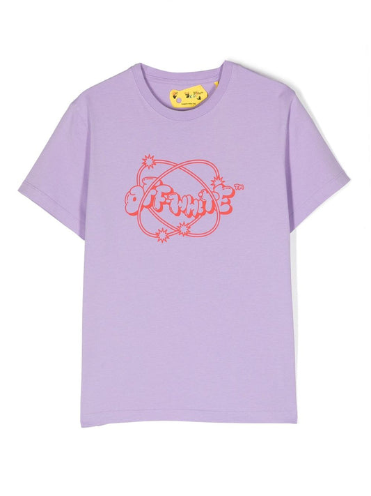 CLOUD TEE S/S LILAC RED
