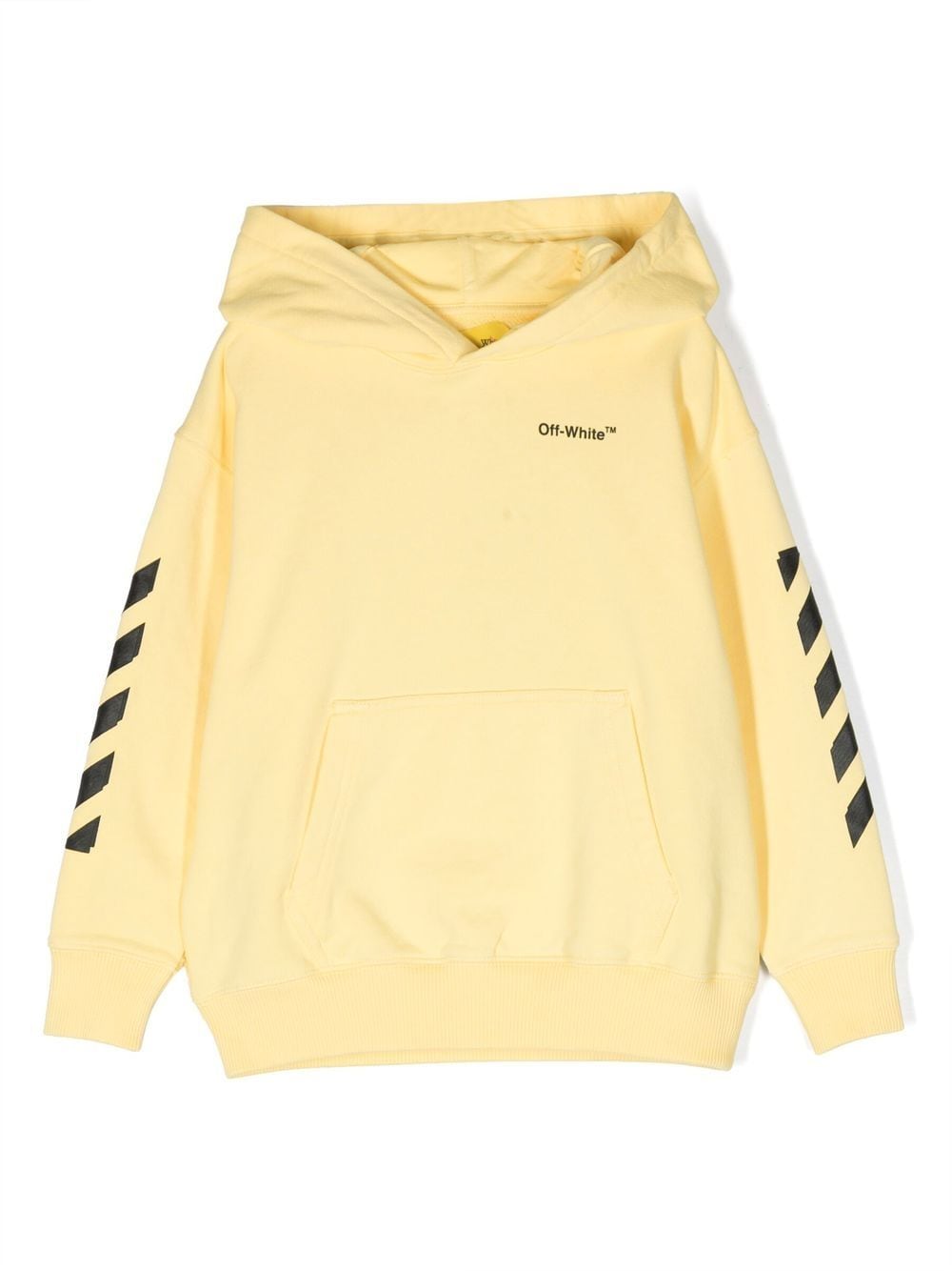 RUBBER ARROW HOODIE YELLOW BLACK