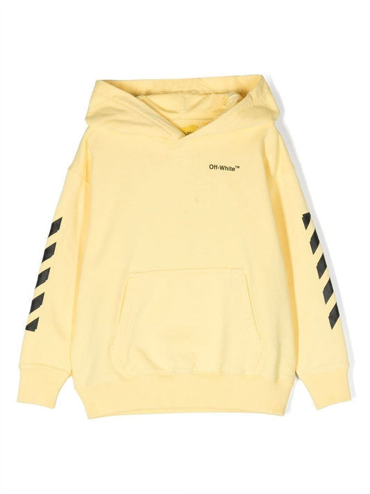 RUBBER ARROW HOODIE YELLOW BLACK