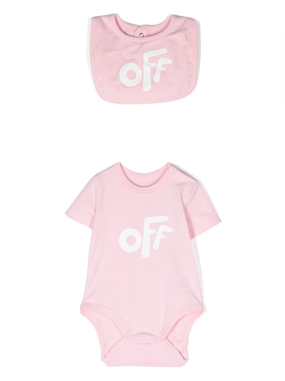 OFF ROUNDED SET PINK WHITE