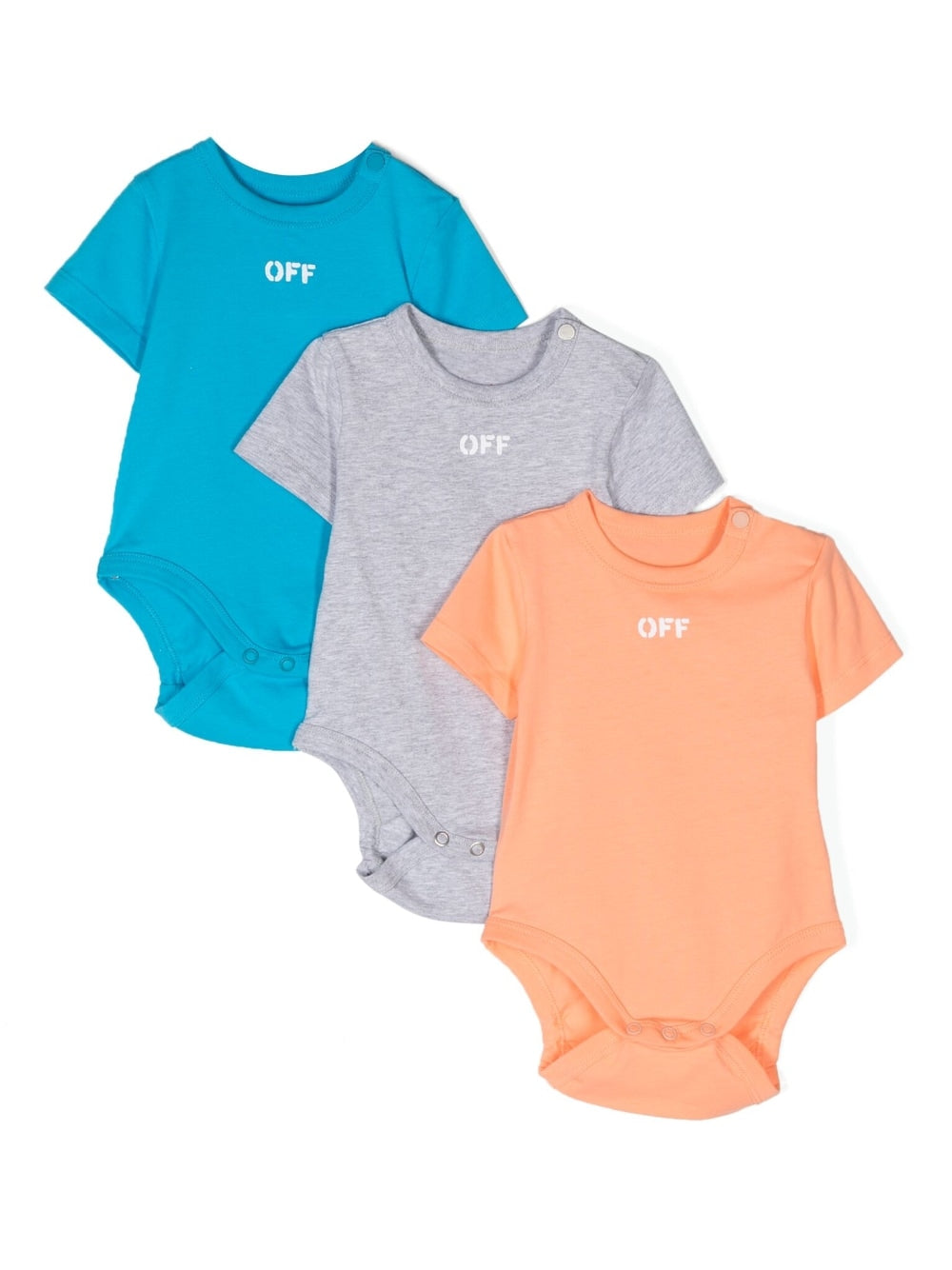 OFF STAMP 3-PACK BODY S/S MULTICOLOR WHITE