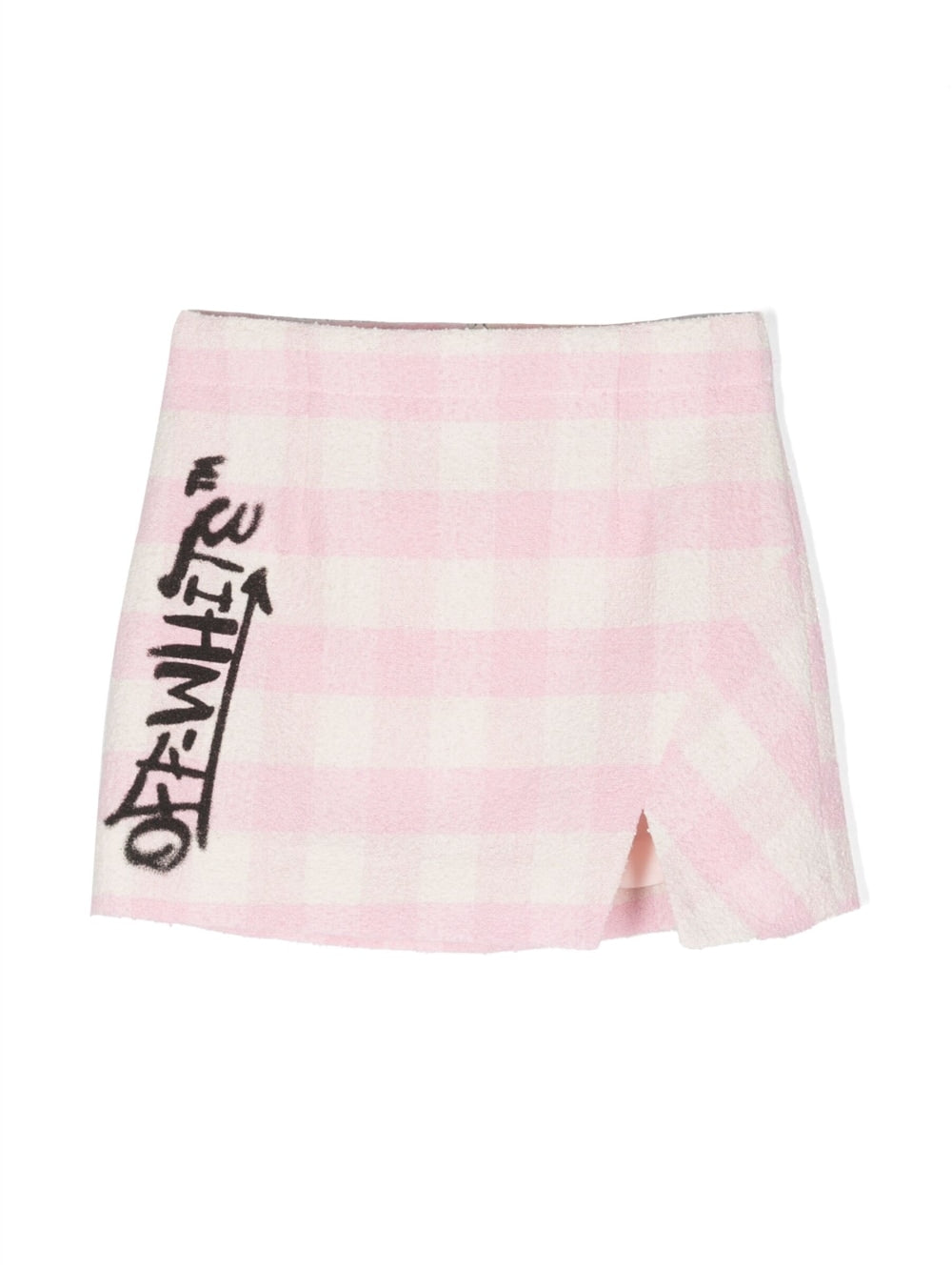 OFF GRAFFITI SKIRT PINK BLACK