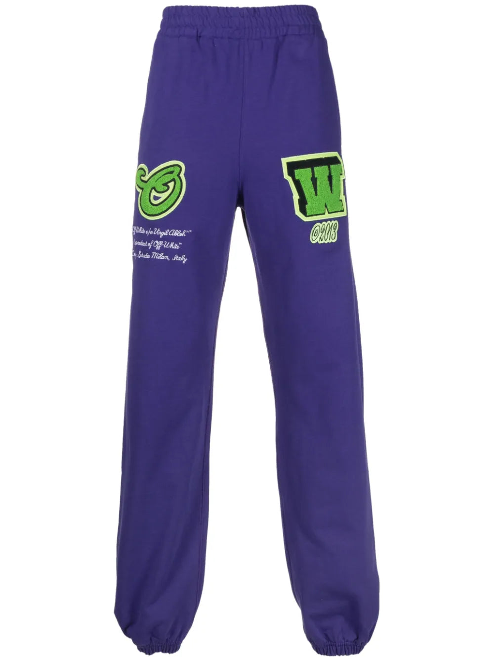 VARS HAMMER SLIM SWEATPANT PURPLE GREEN FLUO