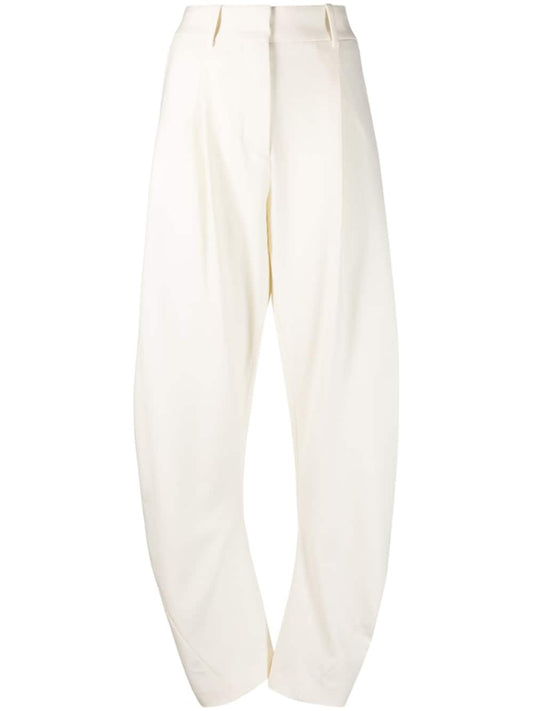 WO BLEND TWIST BANANA PANT WHITE A WHITE A