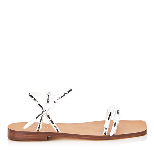 CHARLIE FLAT SANDAL WHITE
