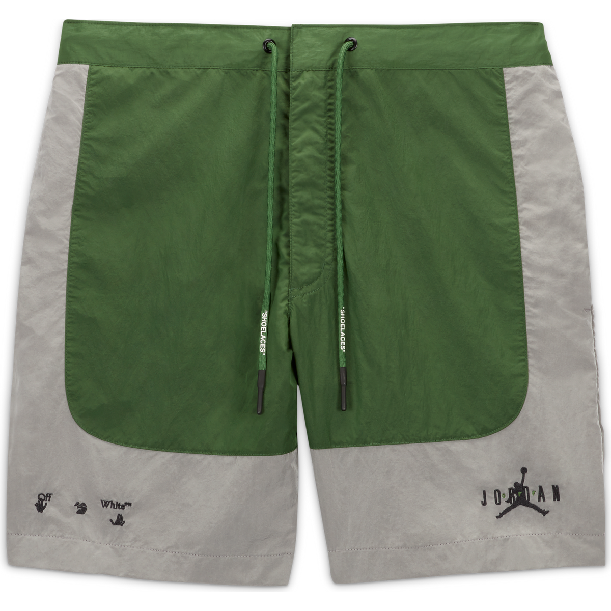 NIKE OW J BAGGY SHORTS GREEN BEIGE