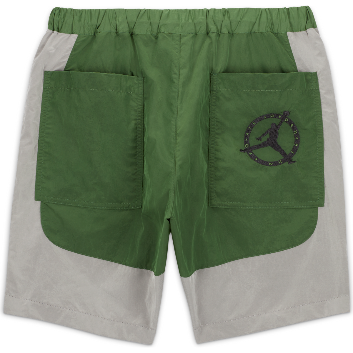 NIKE OW J BAGGY SHORTS GREEN BEIGE